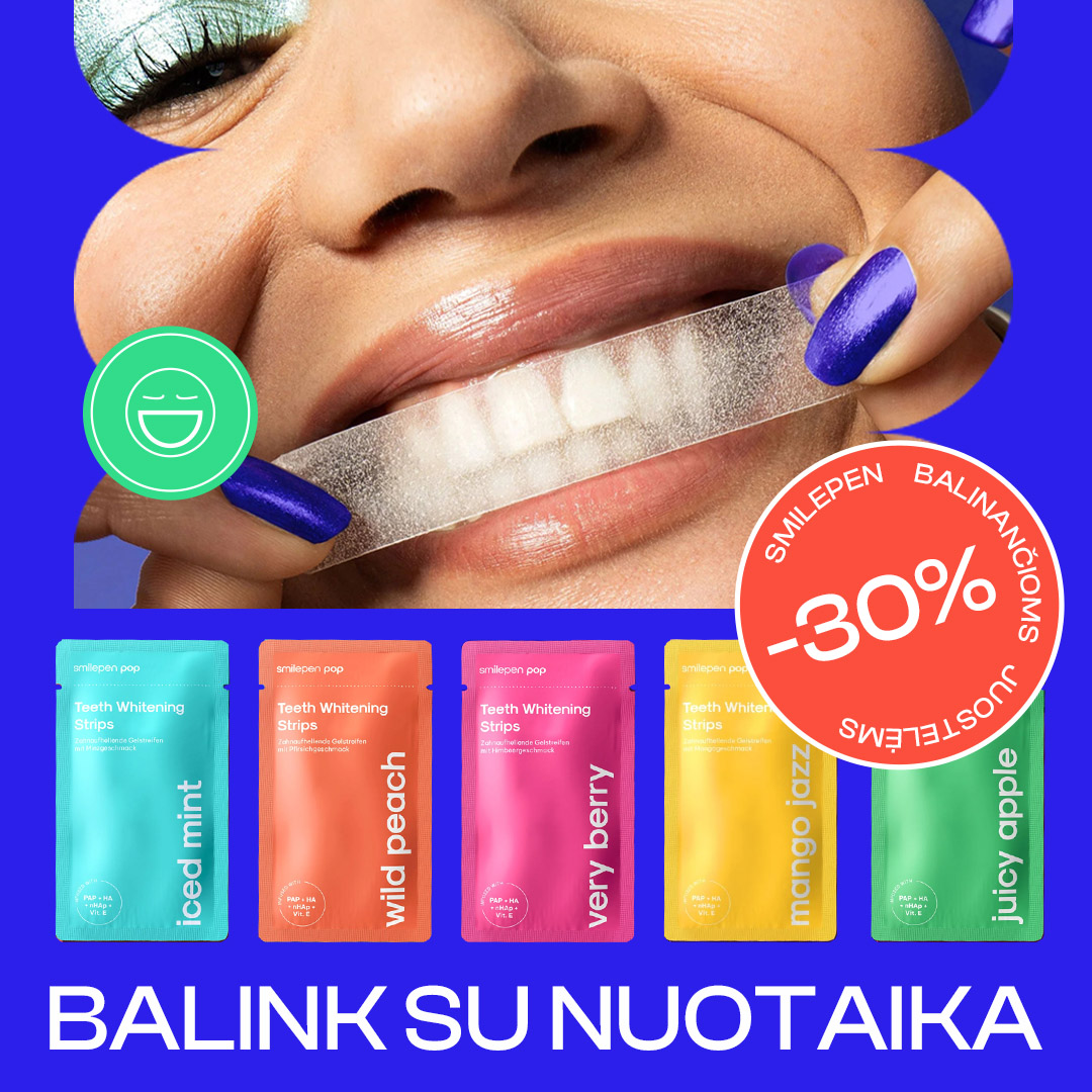 Balinimo juosteles Smilepen akcija