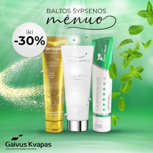 Vasaris baltos šypsenos menuo