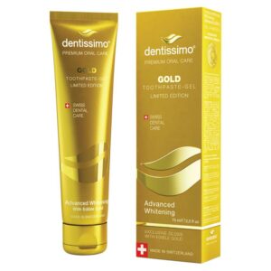 Dentissimo Gold Advanced Whitening balinanti dantu pasta