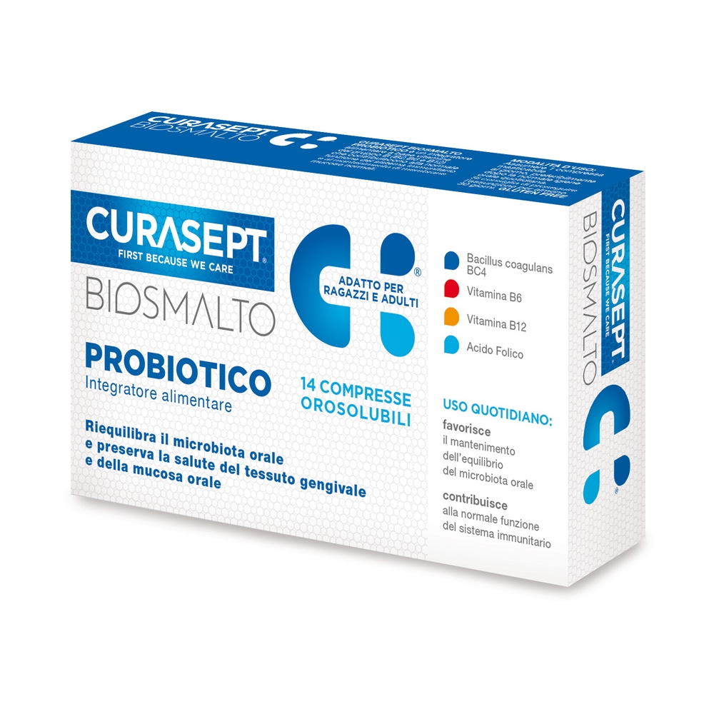 Curasept Biosmalto Porbiotico burnos probiotikai