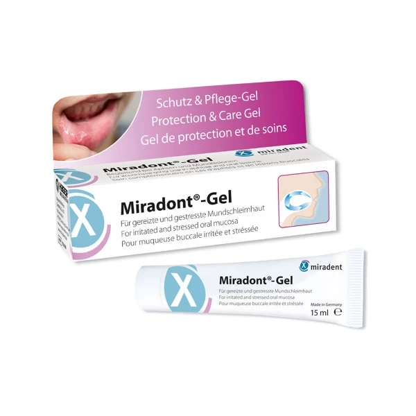 Miradont-Gel kremas opoms gydyti 15ml