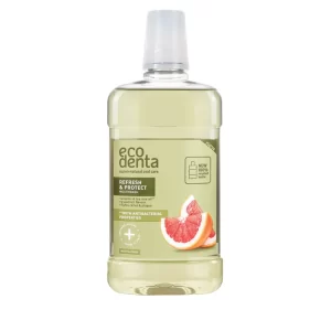 ECODENTA gaivus ir apsaugantis burnos skalavimo skystis su propoliu ir arbatmedžio aliejumi 500 ml