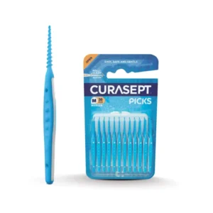 Curasept Picks tarpdanciu sepeteliai dantu krapstukai medium