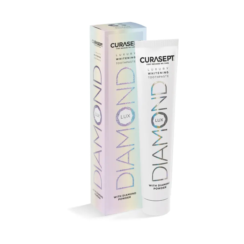 curasept-diamond-balinamoji-dantu-pasta-75ml Curasept Diamond Luxury Whitening balinamoji dantų pasta 75 ml